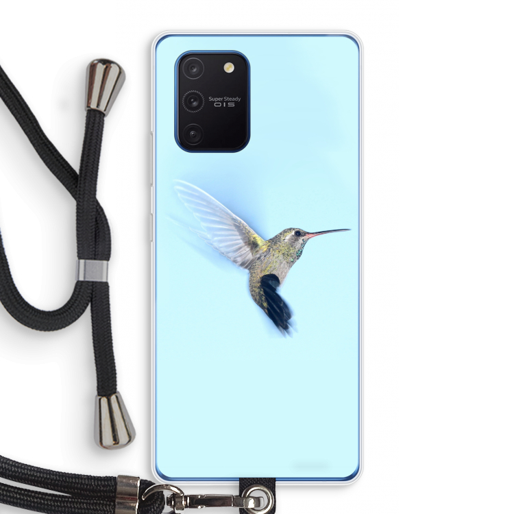 Kolibri: Samsung Galaxy Note 10 Lite Transparant Hoesje met koord