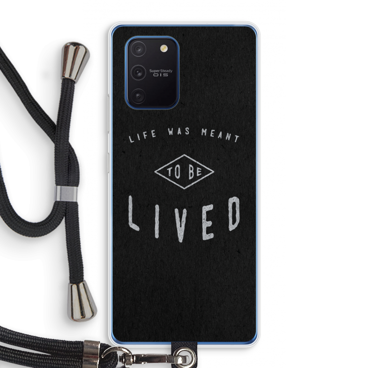 To be lived: Samsung Galaxy Note 10 Lite Transparant Hoesje met koord