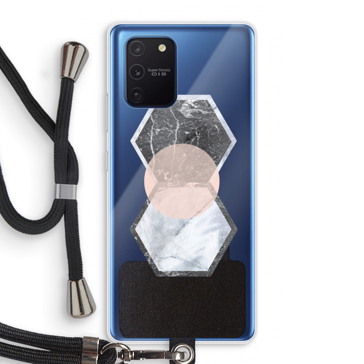 Creatieve toets: Samsung Galaxy Note 10 Lite Transparant Hoesje met koord