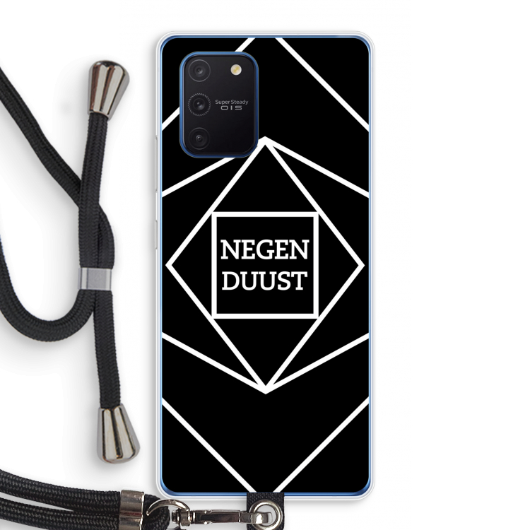 Negenduust geometrisch: Samsung Galaxy Note 10 Lite Transparant Hoesje met koord