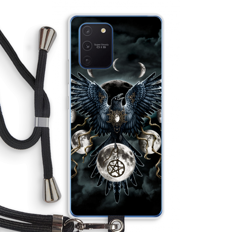 Sinister Wings: Samsung Galaxy Note 10 Lite Transparant Hoesje met koord