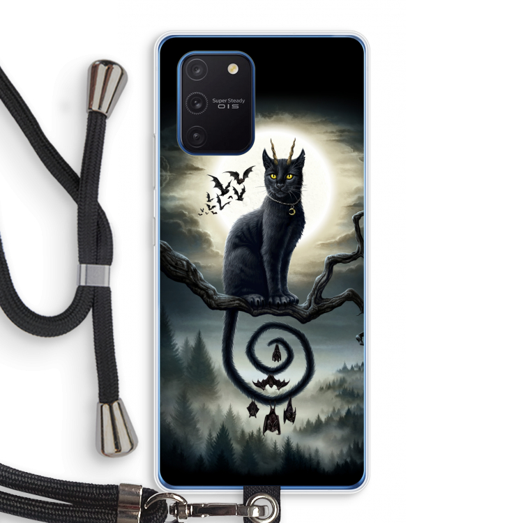 Moonlight Companions: Samsung Galaxy Note 10 Lite Transparant Hoesje met koord