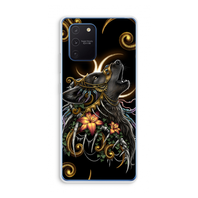 Huilende Wolf: Samsung Galaxy Note 10 Lite Transparant Hoesje