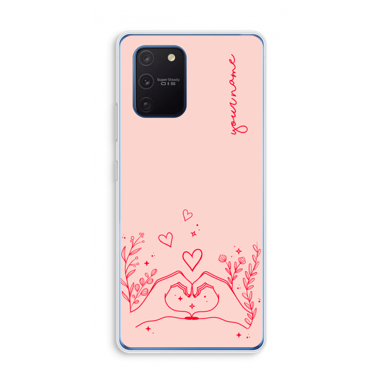 Love is in the air: Samsung Galaxy Note 10 Lite Transparant Hoesje