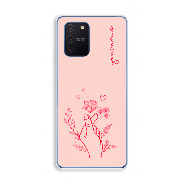 Giving Flowers: Samsung Galaxy Note 10 Lite Transparant Hoesje