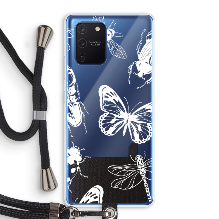 Tiny Bugs: Samsung Galaxy Note 10 Lite Transparant Hoesje met koord