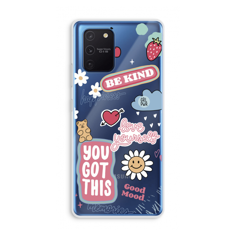 Positivity: Samsung Galaxy Note 10 Lite Transparant Hoesje