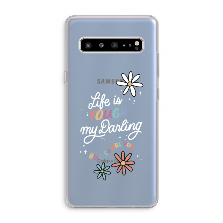 Tough Life: Samsung Galaxy S10 5G Transparant Hoesje