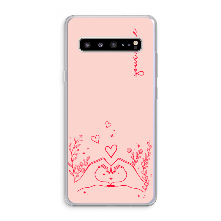 Love is in the air: Samsung Galaxy S10 5G Transparant Hoesje