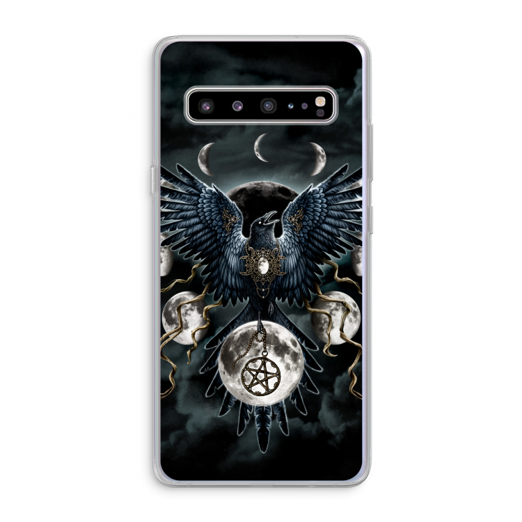Sinister Wings: Samsung Galaxy S10 5G Transparant Hoesje