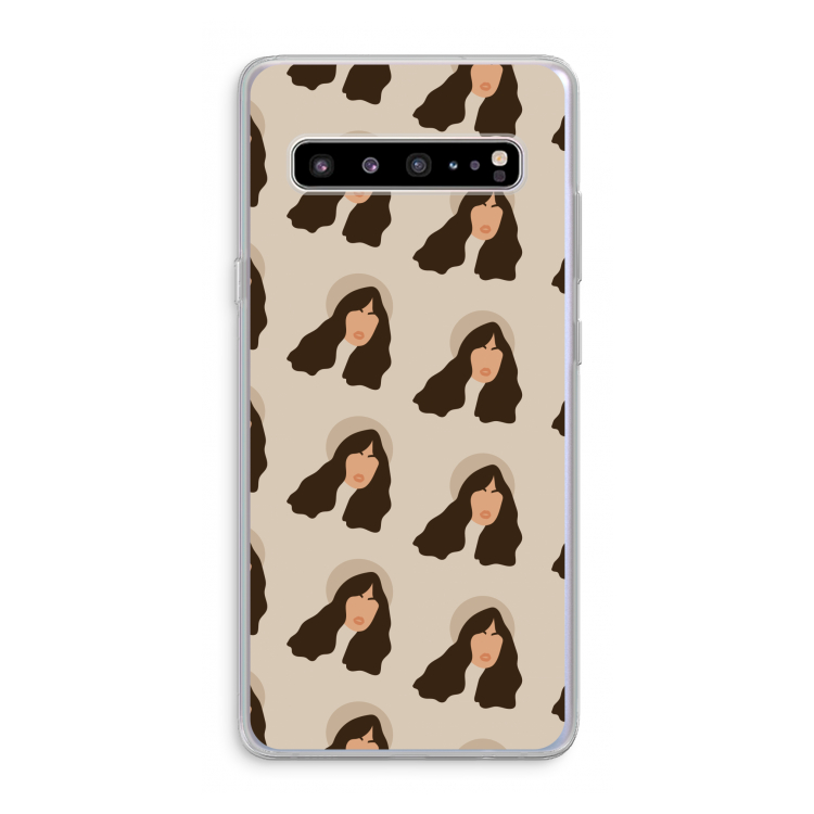 Bonjour mon amour: Samsung Galaxy S10 5G Transparant Hoesje