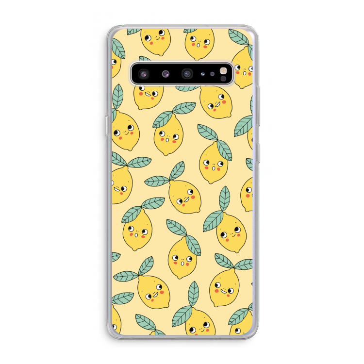 Citroenen: Samsung Galaxy S10 5G Transparant Hoesje