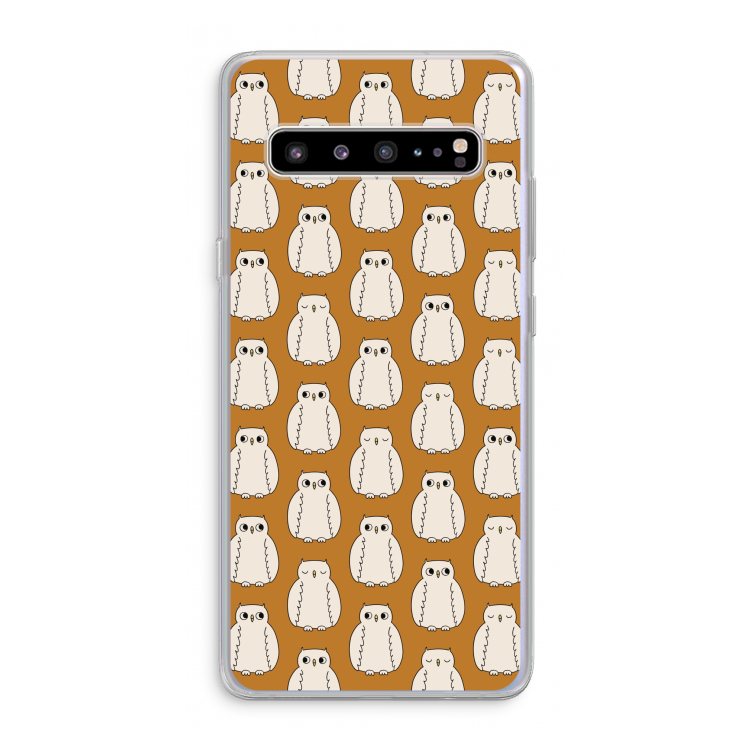 Uilen: Samsung Galaxy S10 5G Transparant Hoesje