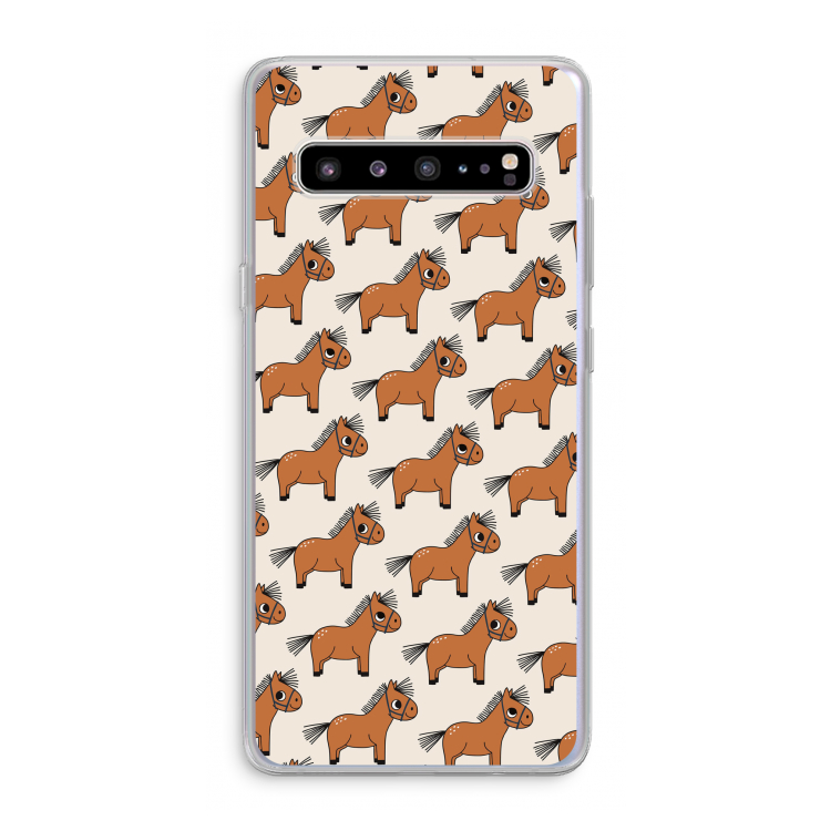 Pony: Samsung Galaxy S10 5G Transparant Hoesje