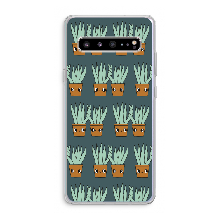 Sansevieria: Samsung Galaxy S10 5G Transparant Hoesje