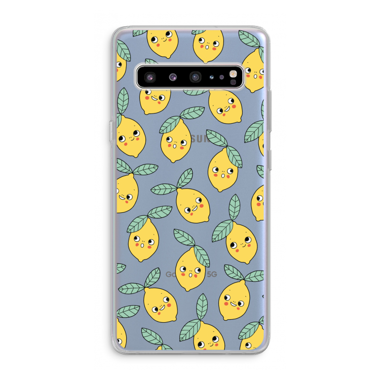 Citroenen: Samsung Galaxy S10 5G Transparant Hoesje