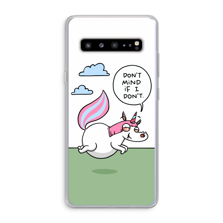 Unicorn: Samsung Galaxy S10 5G Transparant Hoesje