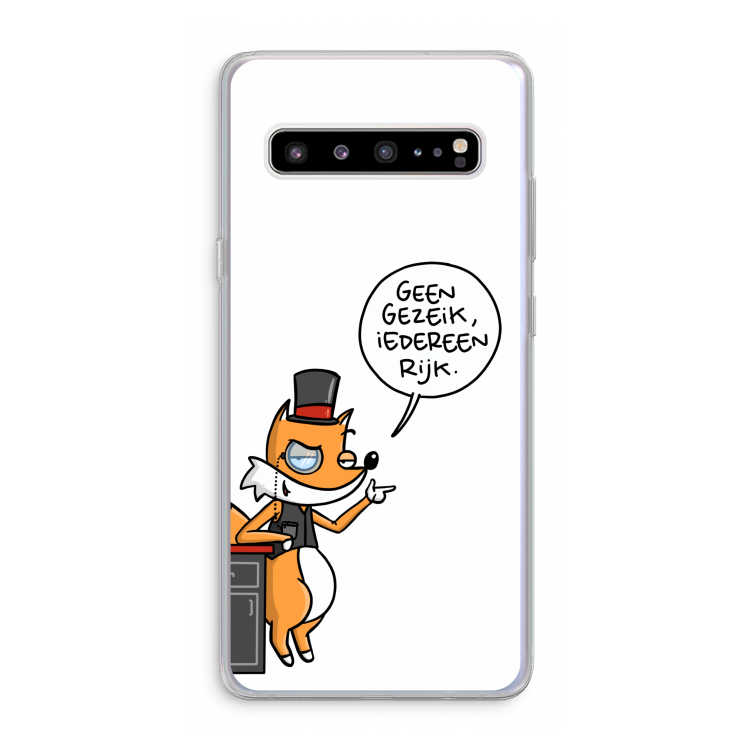 Geen Gezeik: Samsung Galaxy S10 5G Transparant Hoesje