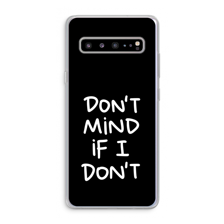 Don't Mind: Samsung Galaxy S10 5G Transparant Hoesje