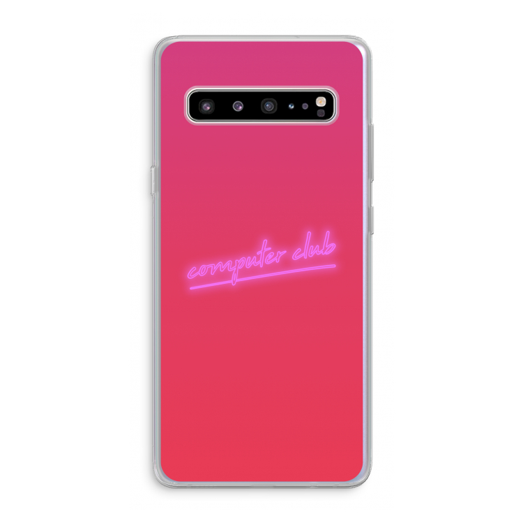 Vice Glow: Samsung Galaxy S10 5G Transparant Hoesje