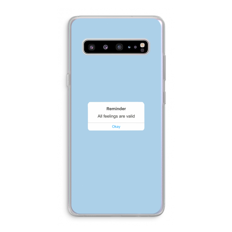 Reminder: Samsung Galaxy S10 5G Transparant Hoesje