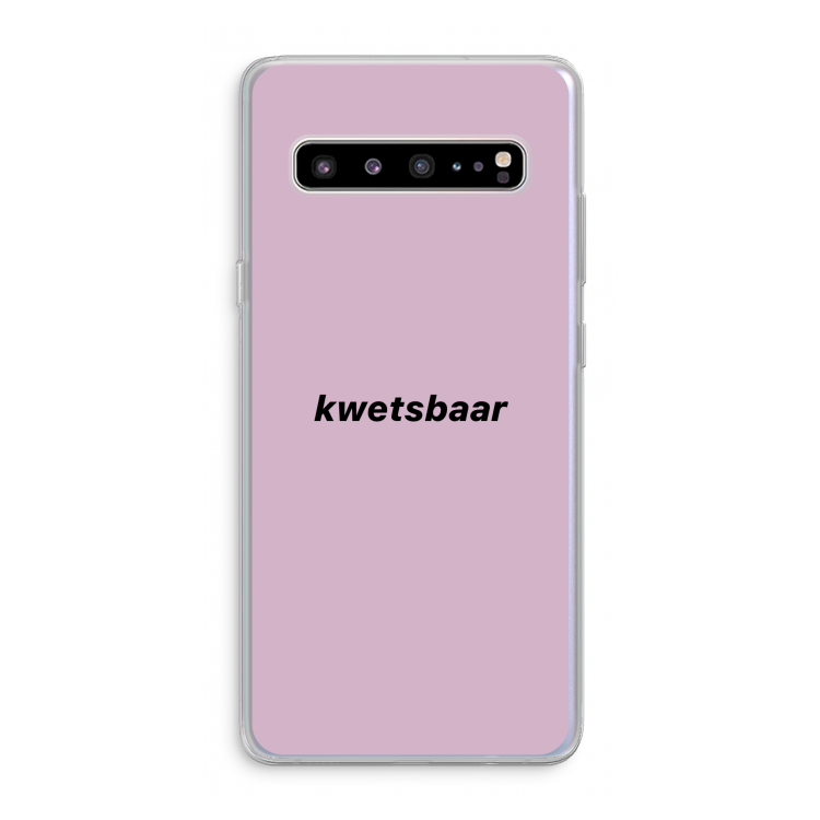 kwetsbaar: Samsung Galaxy S10 5G Transparant Hoesje