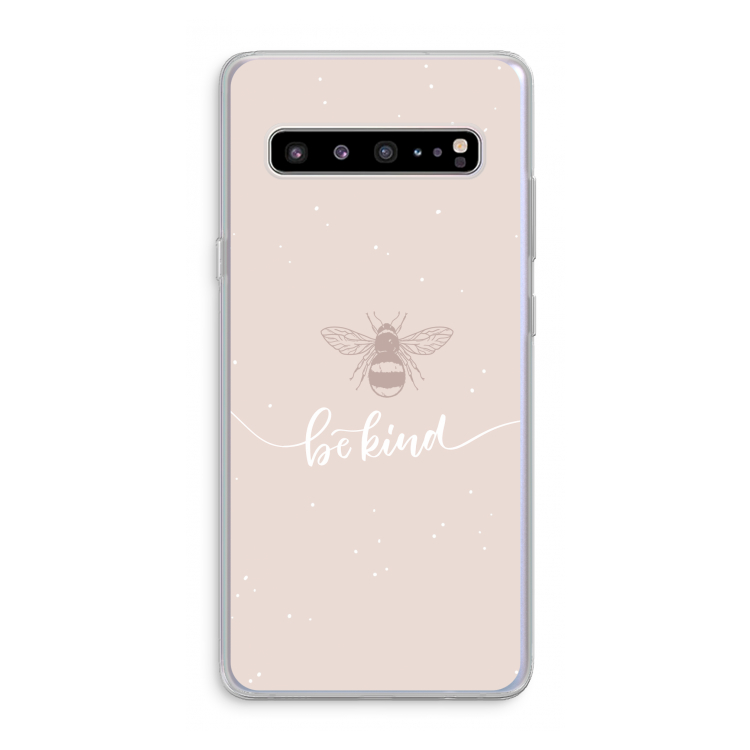 Be(e) kind: Samsung Galaxy S10 5G Transparant Hoesje