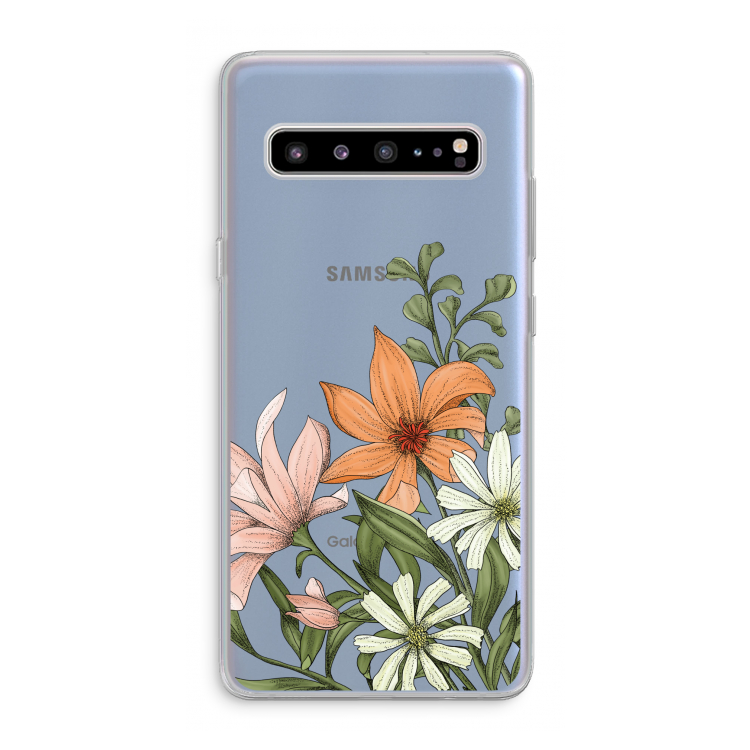 Floral bouquet: Samsung Galaxy S10 5G Transparant Hoesje