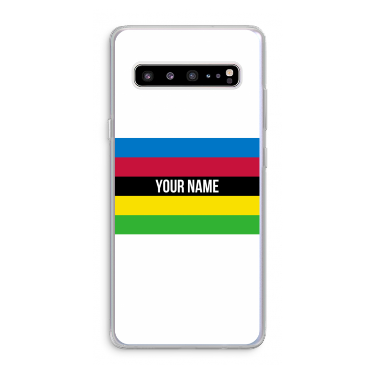 WK Wielrennen: Samsung Galaxy S10 5G Transparant Hoesje