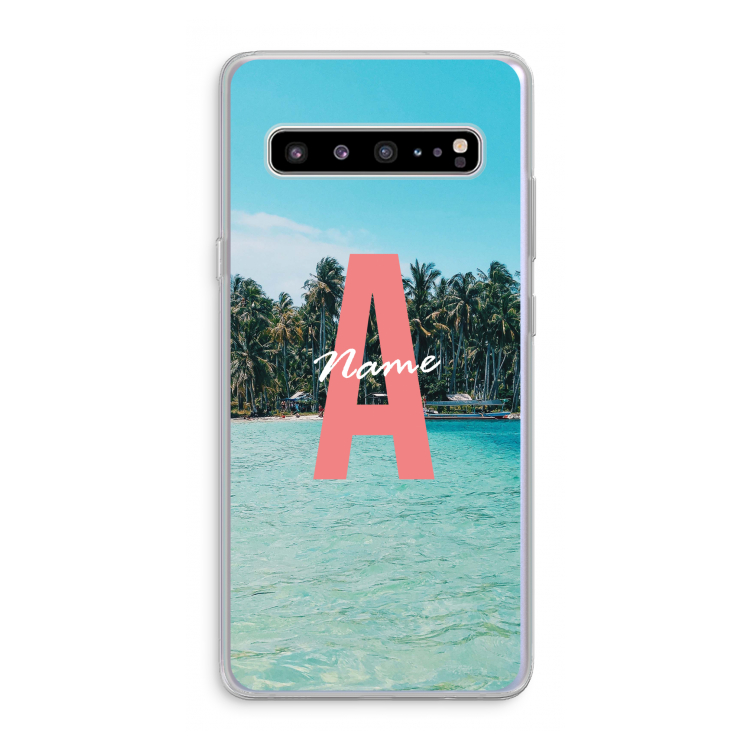 Pacific Dream: Samsung Galaxy S10 5G Transparant Hoesje