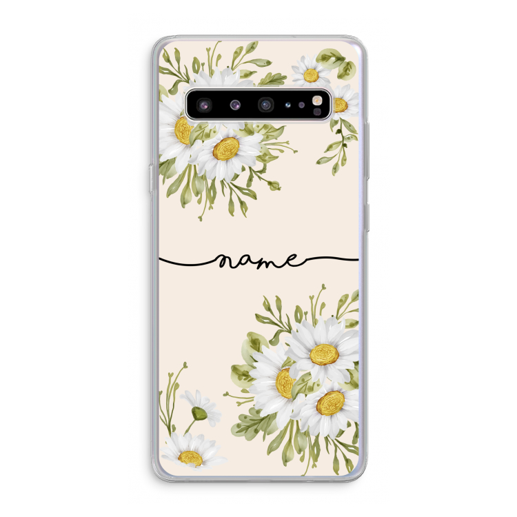 Daisies: Samsung Galaxy S10 5G Transparant Hoesje