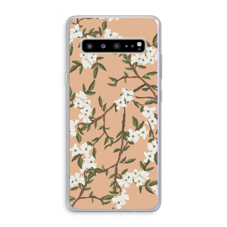 Blossoming spring: Samsung Galaxy S10 5G Transparant Hoesje