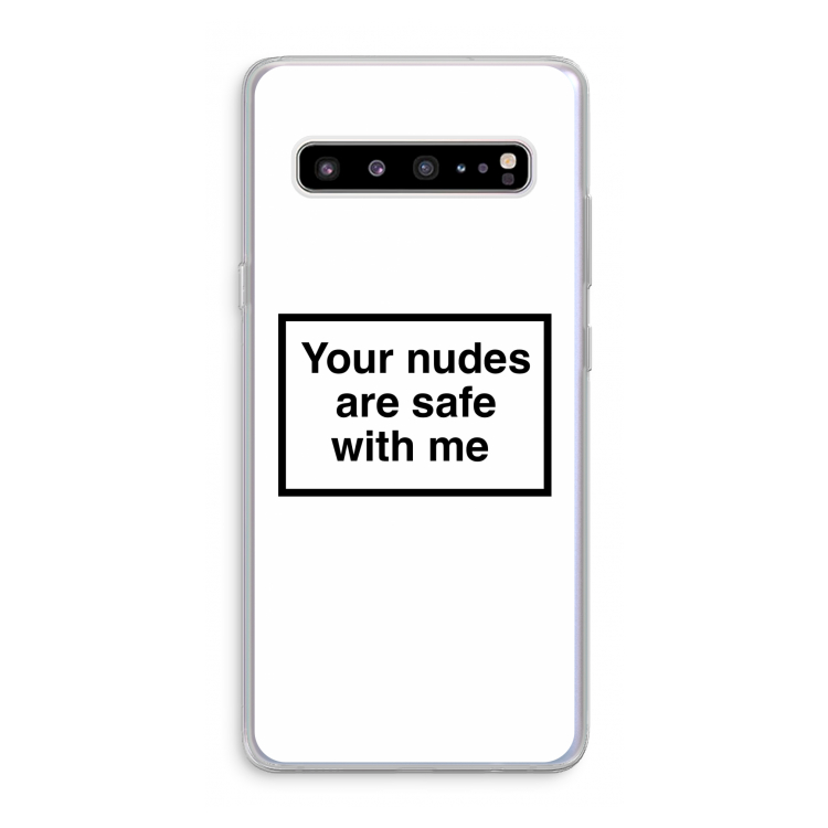 Safe with me: Samsung Galaxy S10 5G Transparant Hoesje