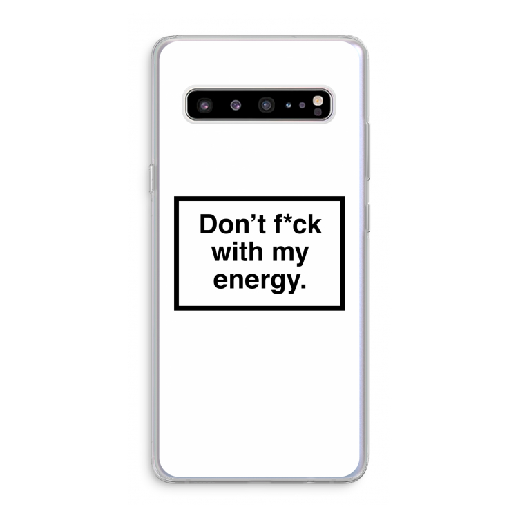 My energy: Samsung Galaxy S10 5G Transparant Hoesje
