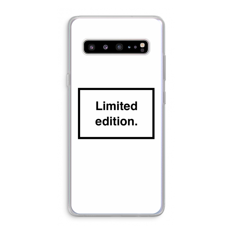 Limited edition: Samsung Galaxy S10 5G Transparant Hoesje