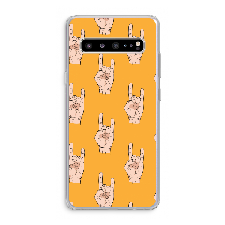 Rock: Samsung Galaxy S10 5G Transparant Hoesje