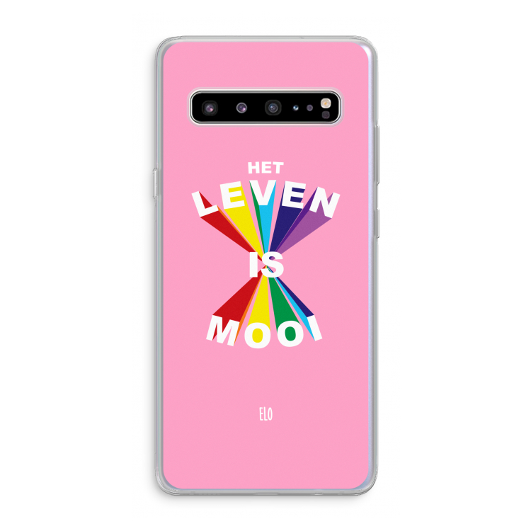 Het Leven Is Mooi: Samsung Galaxy S10 5G Transparant Hoesje