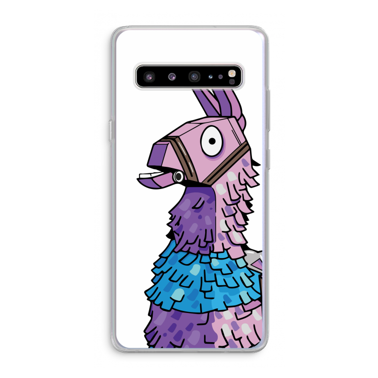 Lama: Samsung Galaxy S10 5G Transparant Hoesje