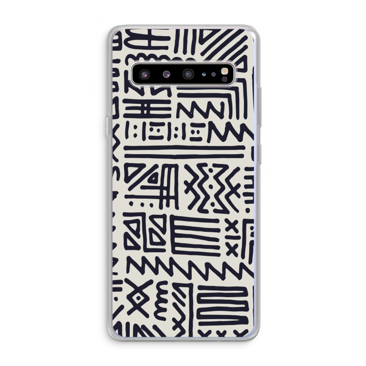 Marrakech print: Samsung Galaxy S10 5G Transparant Hoesje