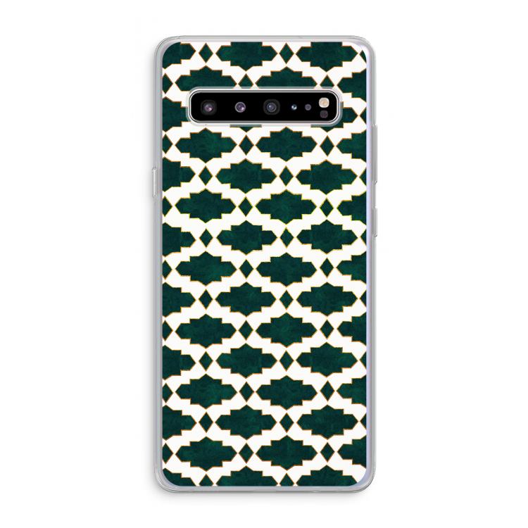 Moroccan tiles: Samsung Galaxy S10 5G Transparant Hoesje
