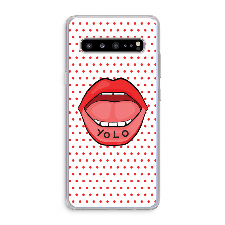 Yolo Denise: Samsung Galaxy S10 5G Transparant Hoesje