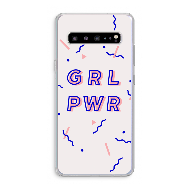 GRL PWR: Samsung Galaxy S10 5G Transparant Hoesje