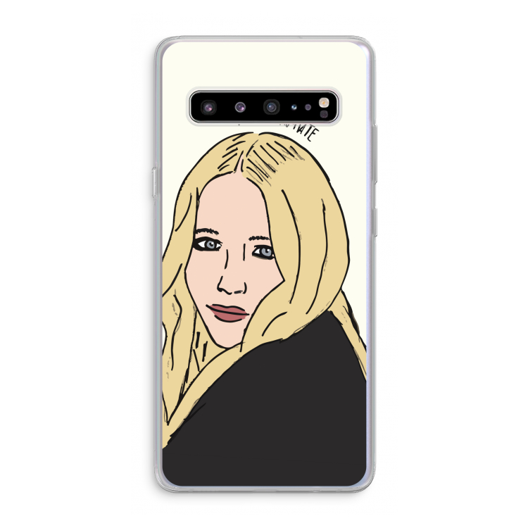 Mary Kate: Samsung Galaxy S10 5G Transparant Hoesje