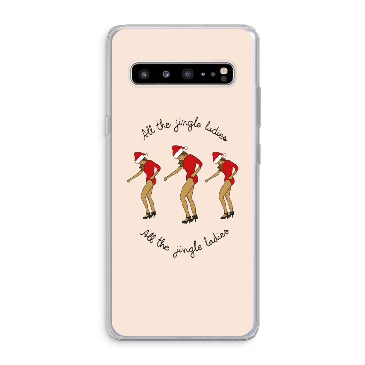 Jingle Ladies: Samsung Galaxy S10 5G Transparant Hoesje