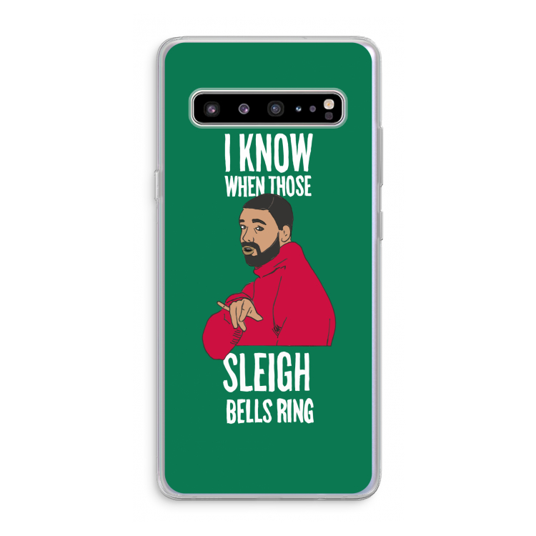 Sleigh Bells Ring: Samsung Galaxy S10 5G Transparant Hoesje