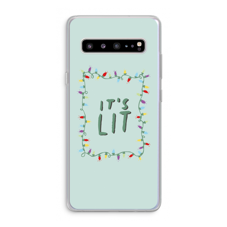 It's Lit: Samsung Galaxy S10 5G Transparant Hoesje