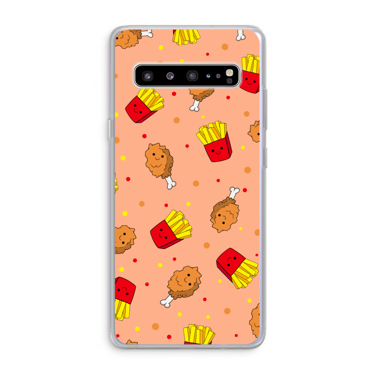 Chicken 'n Fries: Samsung Galaxy S10 5G Transparant Hoesje