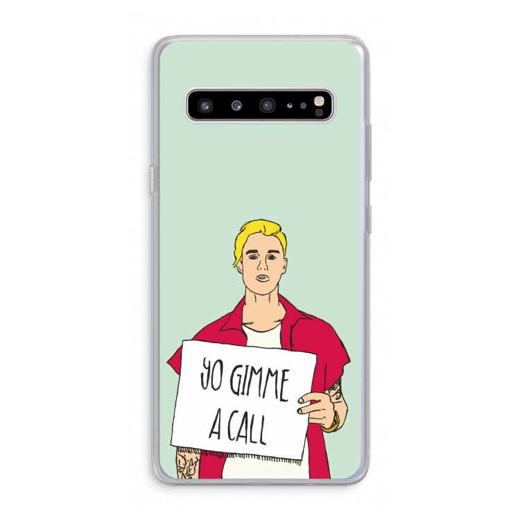 Gimme a call: Samsung Galaxy S10 5G Transparant Hoesje