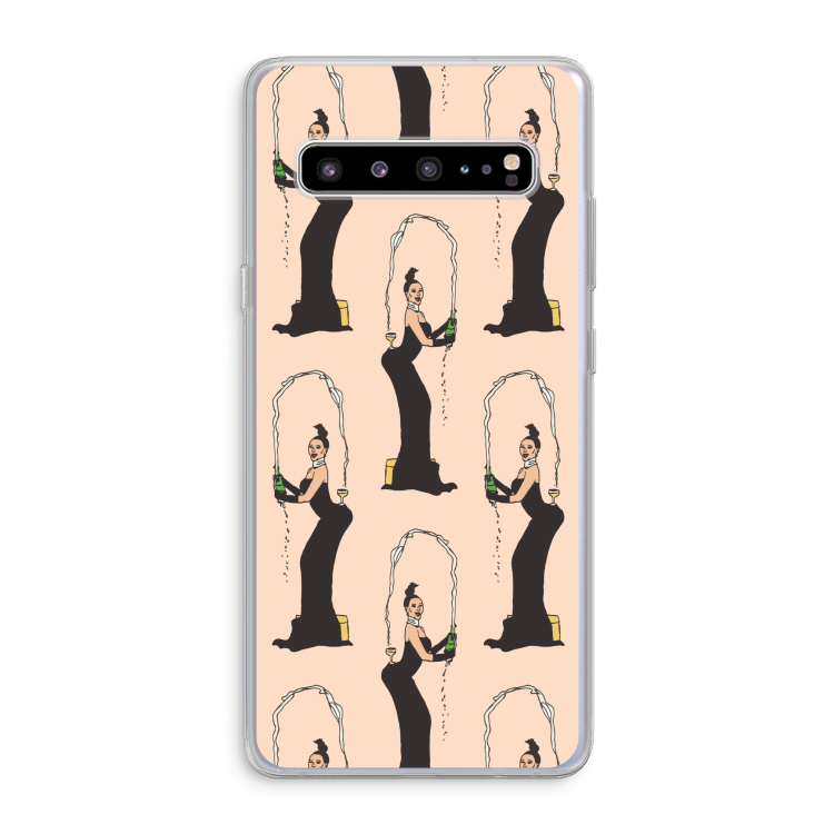 Pop Some Kim: Samsung Galaxy S10 5G Transparant Hoesje