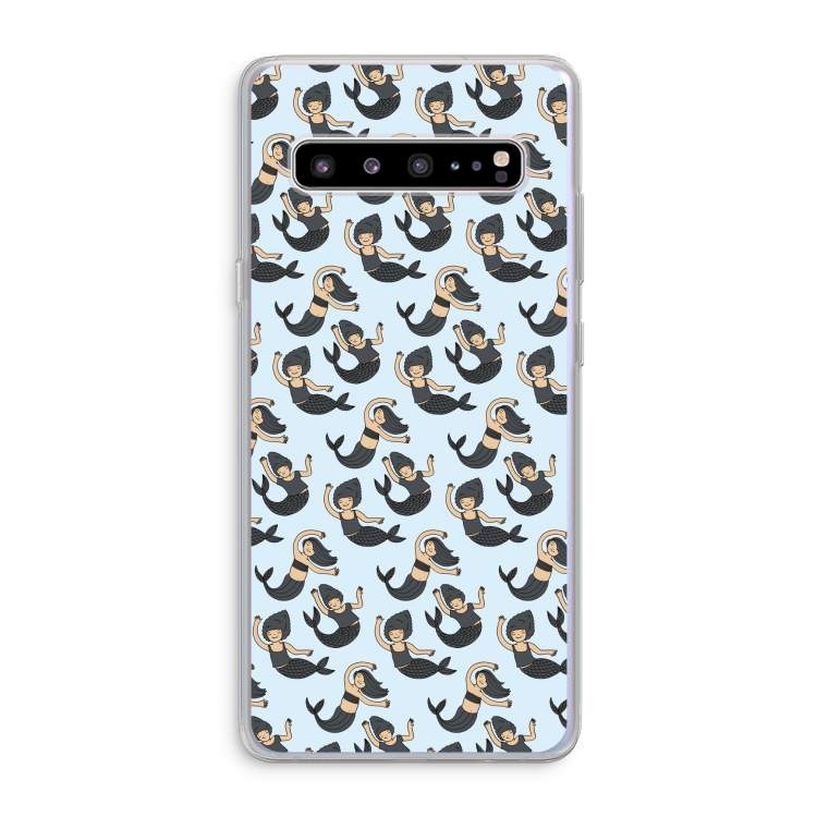 Zeemeermin: Samsung Galaxy S10 5G Transparant Hoesje